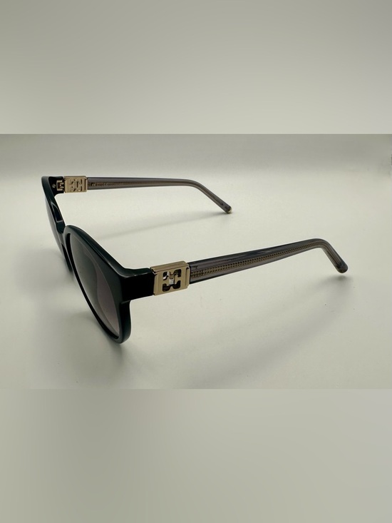 Escada Havana Sunglasses Black Gray Gold Logo Pantos Full Rim Oval SESD33S New main image 7